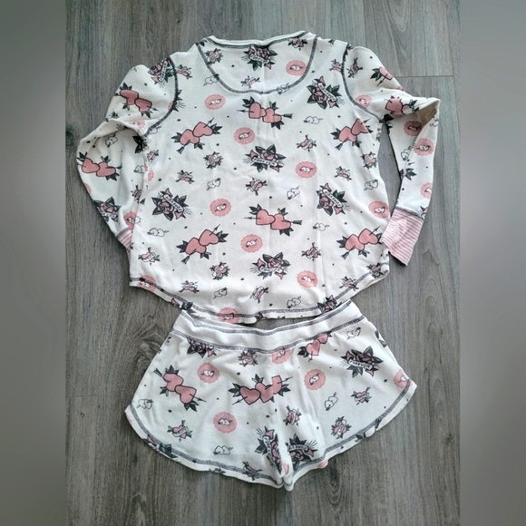 PJ Salvage pajama lounge set size L - Picture 4 of 6